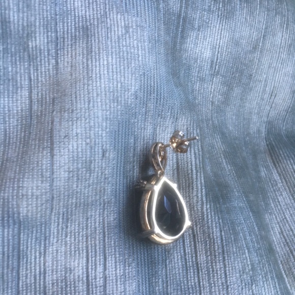 Brown Gold Tan Smokey Topaz Gemstone Earrings 925 - Picture 5 of 8